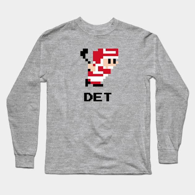 Ice Hockey - Detroit Long Sleeve T-Shirt by The Pixel League